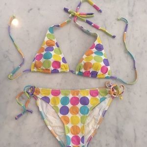 Fun colorful dotted bikini